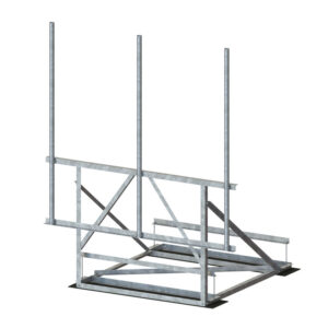 3 Unit Rooftop Sled Mount
