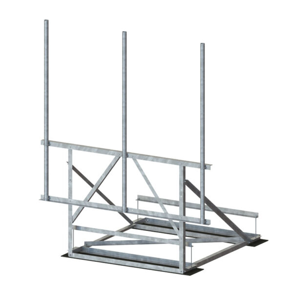 3 Unit Rooftop Sled Mount