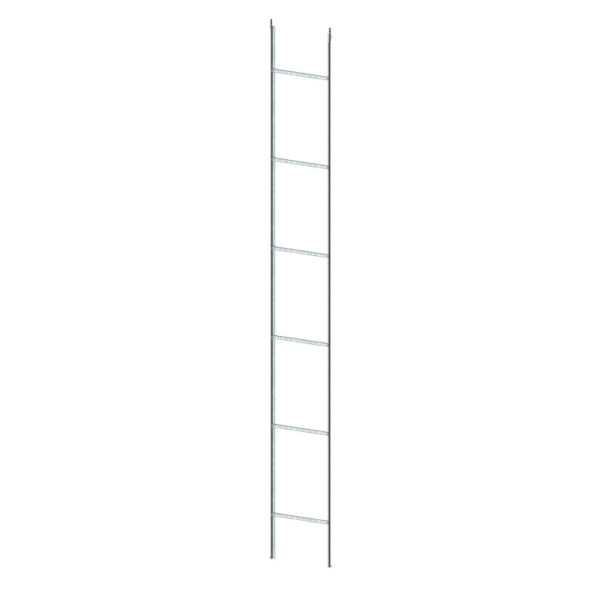 Cable Ladder Kit, 30 in x 20 ft, 9-Hole Rung