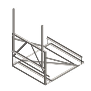 2 Unit Rooftop Sled Mount
