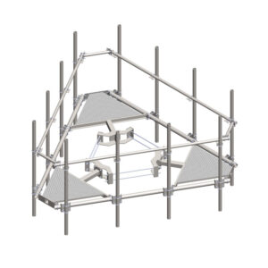 3 Sector, 4 Unit Monopole Platform Kit