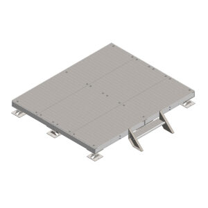 10' X 12' Gravity Mount Equipment Platform with Stair