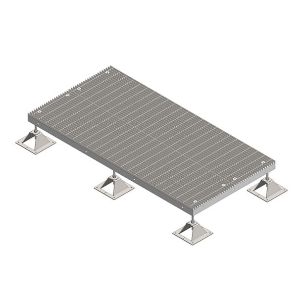 4' X 8' Gravity Mount Equipment Platform with Stair