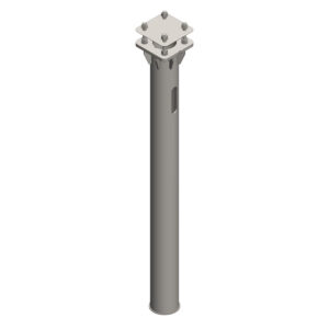 10” x 10 ft Direct Burial Pier Foundation