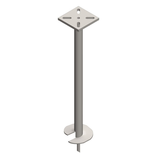 3” x 5 ft Helical Pier Foundation