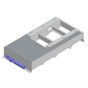 Generator Catch Pan, 139 Gal with Grate Cover