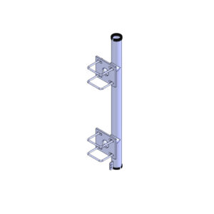 Single Square Mast Antenna Mount Kit