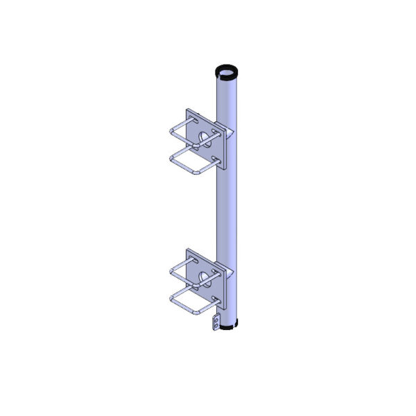 Single Square Mast Antenna Mount Kit