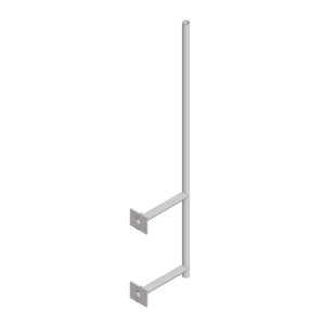 Wind Generator Mount for Solar Monopole