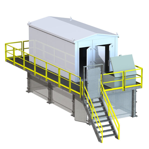 13.5’ X 32.5’ Elevated Platform with Walkway for 10’x20’ Hut - Image 2