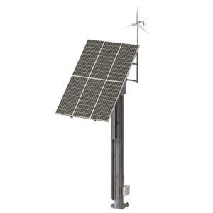 Solar Monopole, 20’ – 6 Module