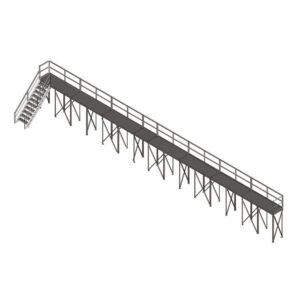 75' Elevated Walkway with Stair