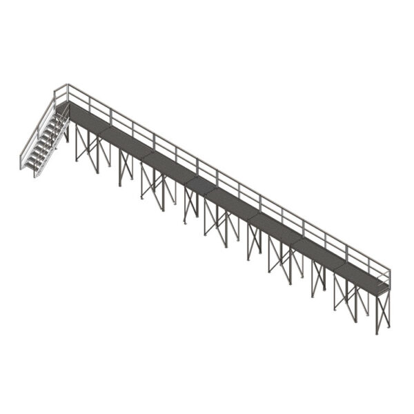 75' Elevated Walkway with Stair