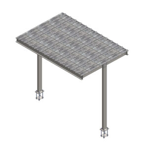 9' X 12' Concrete Mount Cabinet Canopy