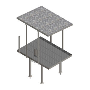8.5’ X 12’ Platform with Canopy