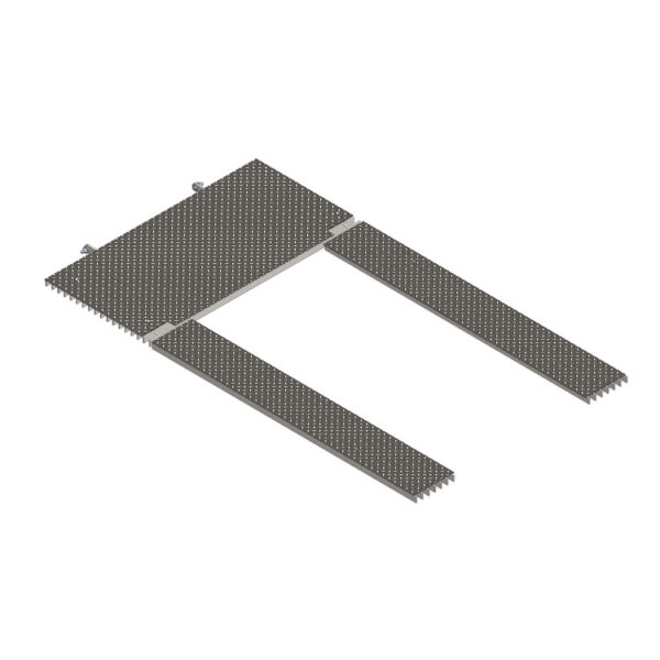 Grating and Diamond Plate Cover for 90 Gallon Generator Pan