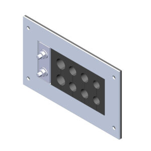 8 Hole Rectangular Window Frame Entry Kit