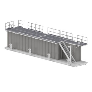 10' X 50' Water Tank Skid