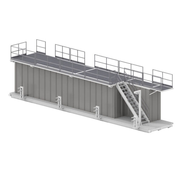 10' X 50' Water Tank Skid