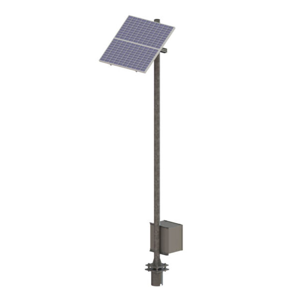 Fixed Solar Monopole, 20’ – 2 Module