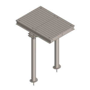 144” x 53” Helical Mount Generator Platform