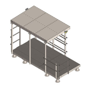 87’’ X 180’’ Bolt Together Platform with Mesh Canopy