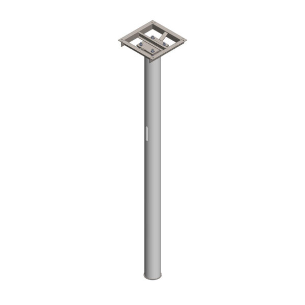 Cabinet Frame Platform with Buried Foundation
