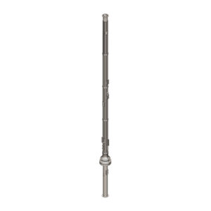 34' Fluted Monopole Tower, Direct Burial