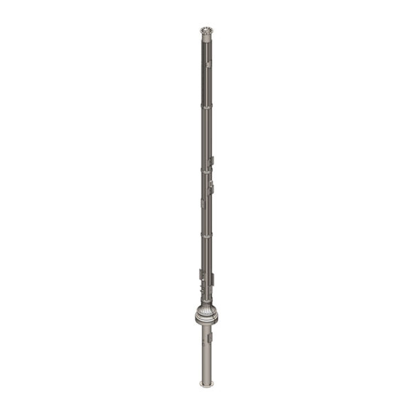 34' Fluted Monopole Tower, Direct Burial