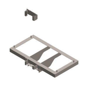 Tower Side Accessory Platform With Brackets