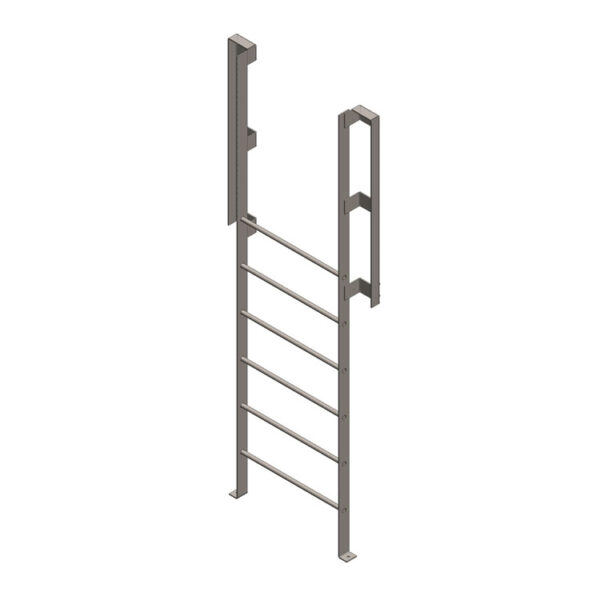 6' Ladder without Safety Gate, 36" Wide