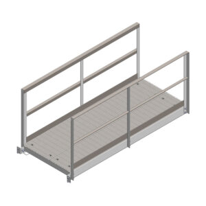 42'' x 108'' Walkway Ramp, Angle Railing