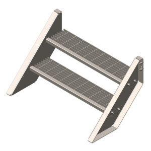 2-Step Stair Assembly, 42'' Wide