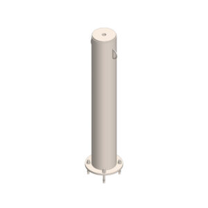 6'' Dia 42'' Tall Single Bolt-Down Bollard Kit