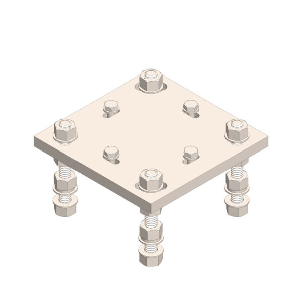 Adapter Kit, 6'' Helical, 6.5'' Square, .625'' HDW