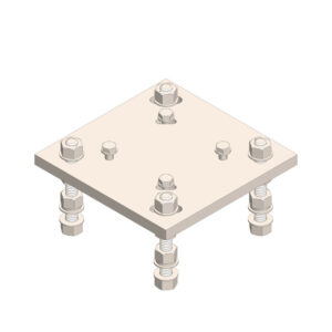 Adapter Kit, 10'' Helical, 6.5'' Square, .625'' HDW