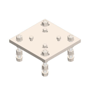 Adapter Kit, 10'' Helical, 5.75'' Square, .625'' HDW