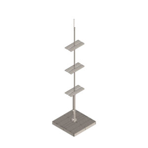 40' Tilt Tower w Solar on Ballast