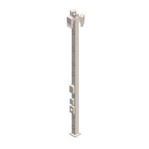 25' Straight Monopole Square Tube