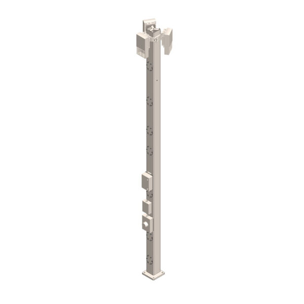 25' Straight Monopole Square Tube