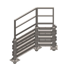 Retaining Wall Angled Assembly