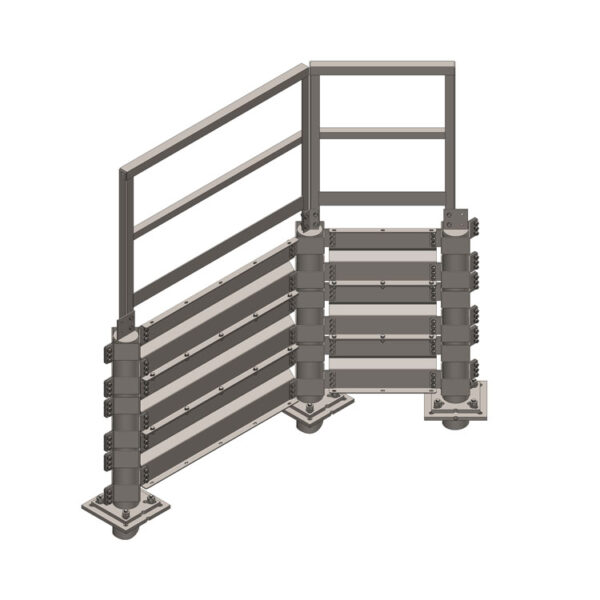 Retaining Wall Angled Assembly