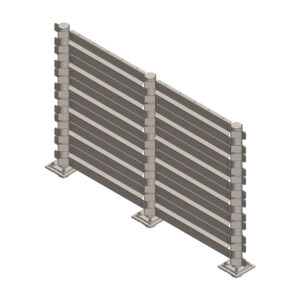 8' X 12' Retaining Wall