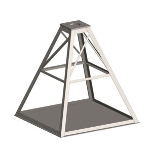 84" X 78" X 78" Direct Burial Foundation