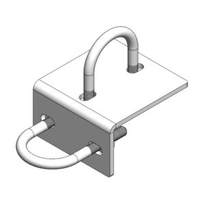 Crossover Angle Kit, 2.375" X 2.375", With U-Bolts