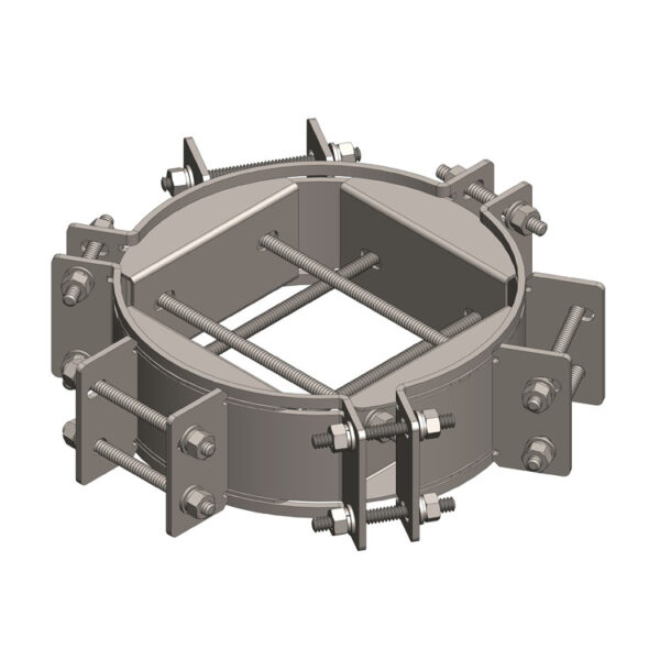 360 Deg. Radio Mount Kit, 10” SQ. Pole