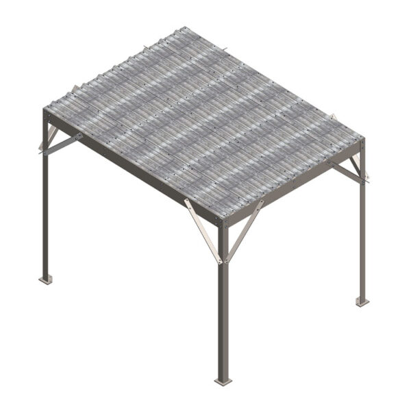 9.5’ X 12' Concrete Pad Mounted Canopy