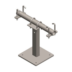 Rooftop T-Stand for 6 Run Cable Ladder