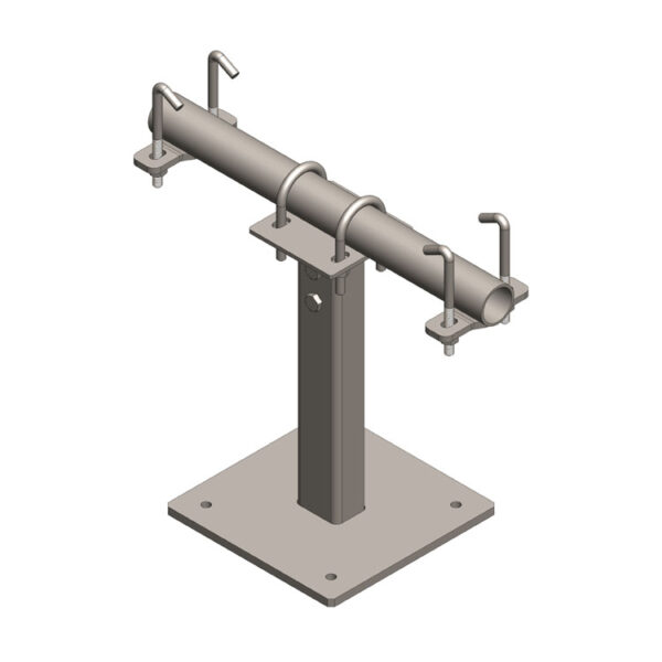 Rooftop T-Stand for 6 Run Cable Ladder