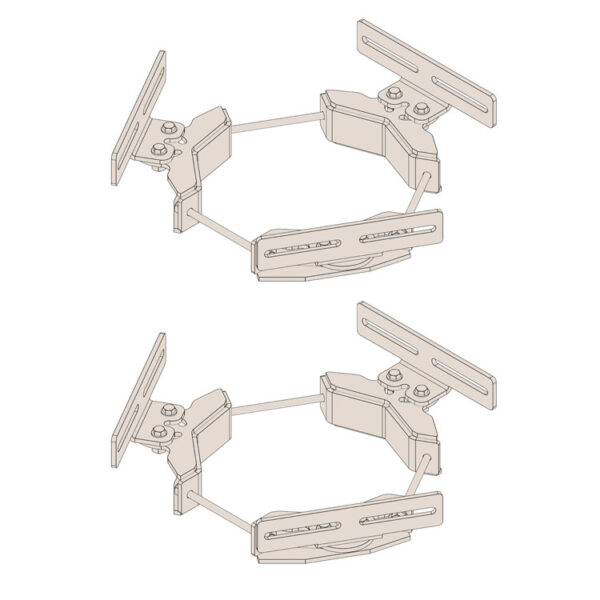 Trilateral™ Flush Mount 3” - 6” Dia. Pole
